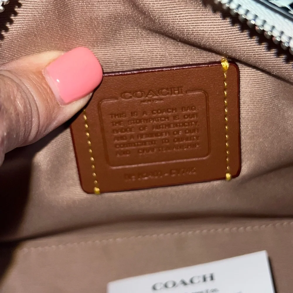 Coach Cream and Red Satchel Set with Cherry Print - Picture 6 of 11